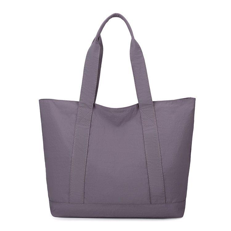

Женская сумка-тоут Студенческая сумка для поездок на работу Наплечная сумка Большой вместимости Сумка для ручной клади для путешествий на короткие расстояния фиолетовый
