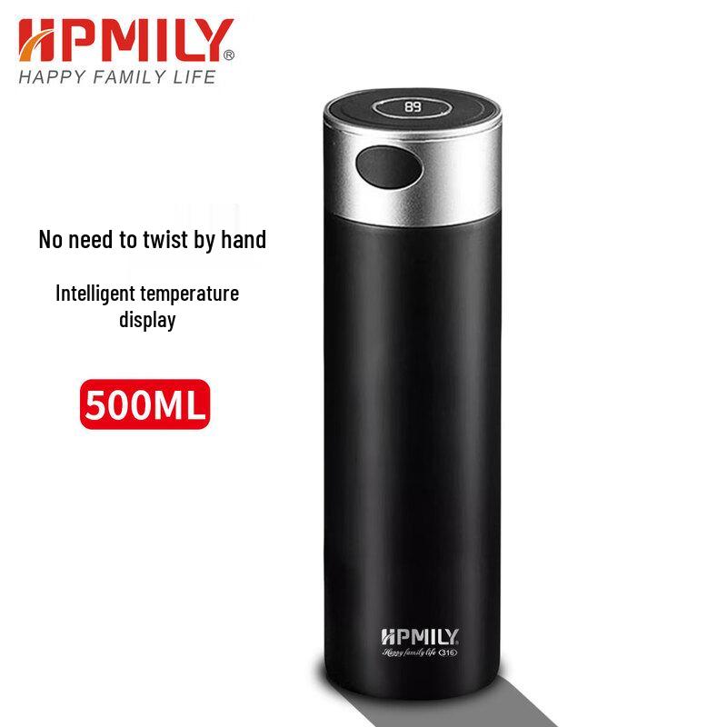 HPMILY 316 Stainless Steel Smart Temperature Display Insulated Bottle