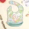 Unisex Waterproof Detachable Baby Bib for Kindergarten