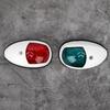 2Pcs 12V Signal Lamp Waterproof LED Boat Lights Universal Navigation Light  Boat
