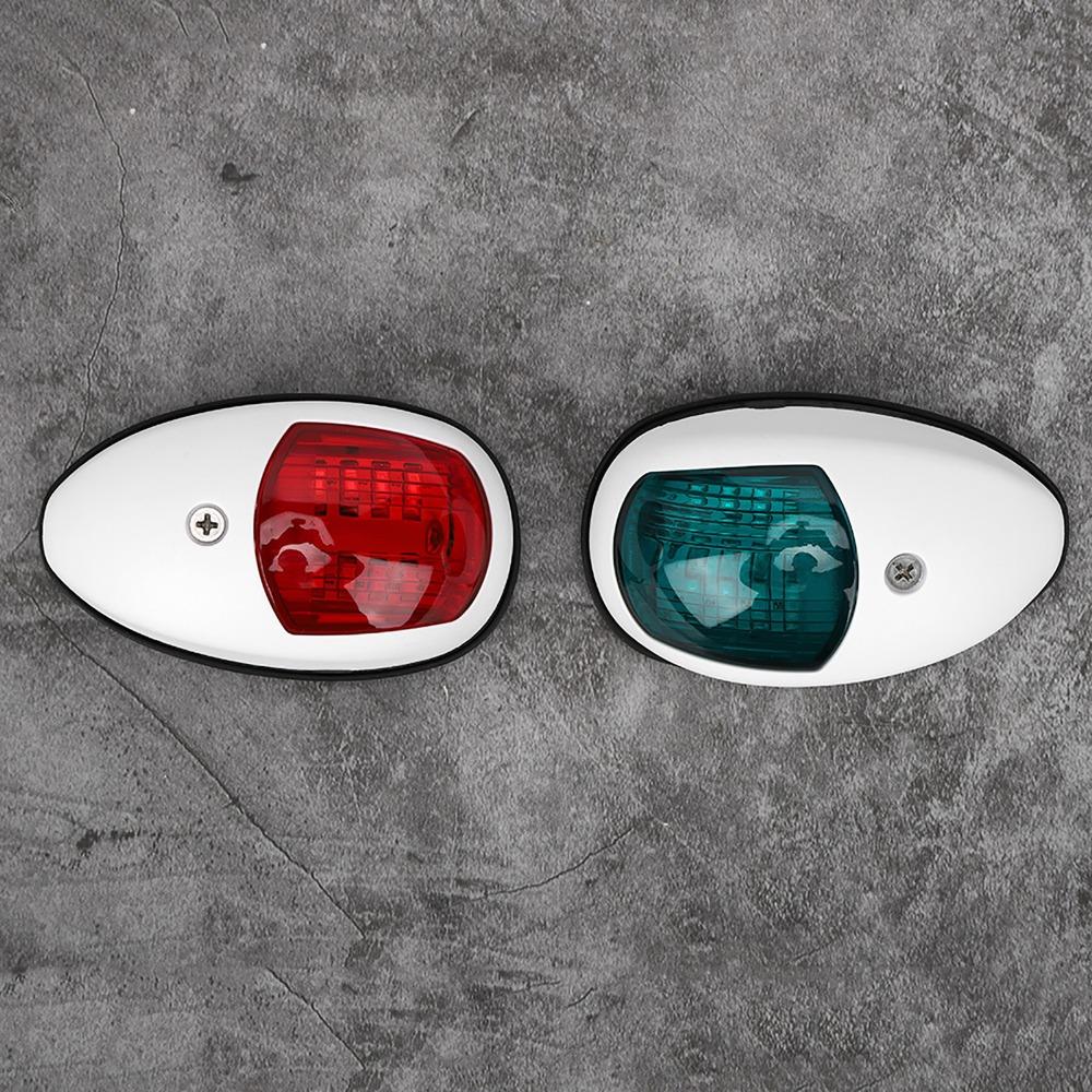 2Pcs 12V Signal Lamp Waterproof LED Boat Lights Universal Navigation Light  Boat