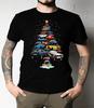 Men's and Women's T-shirts Mustang Car Sapin De Noël Chemise Essential Tee Classic