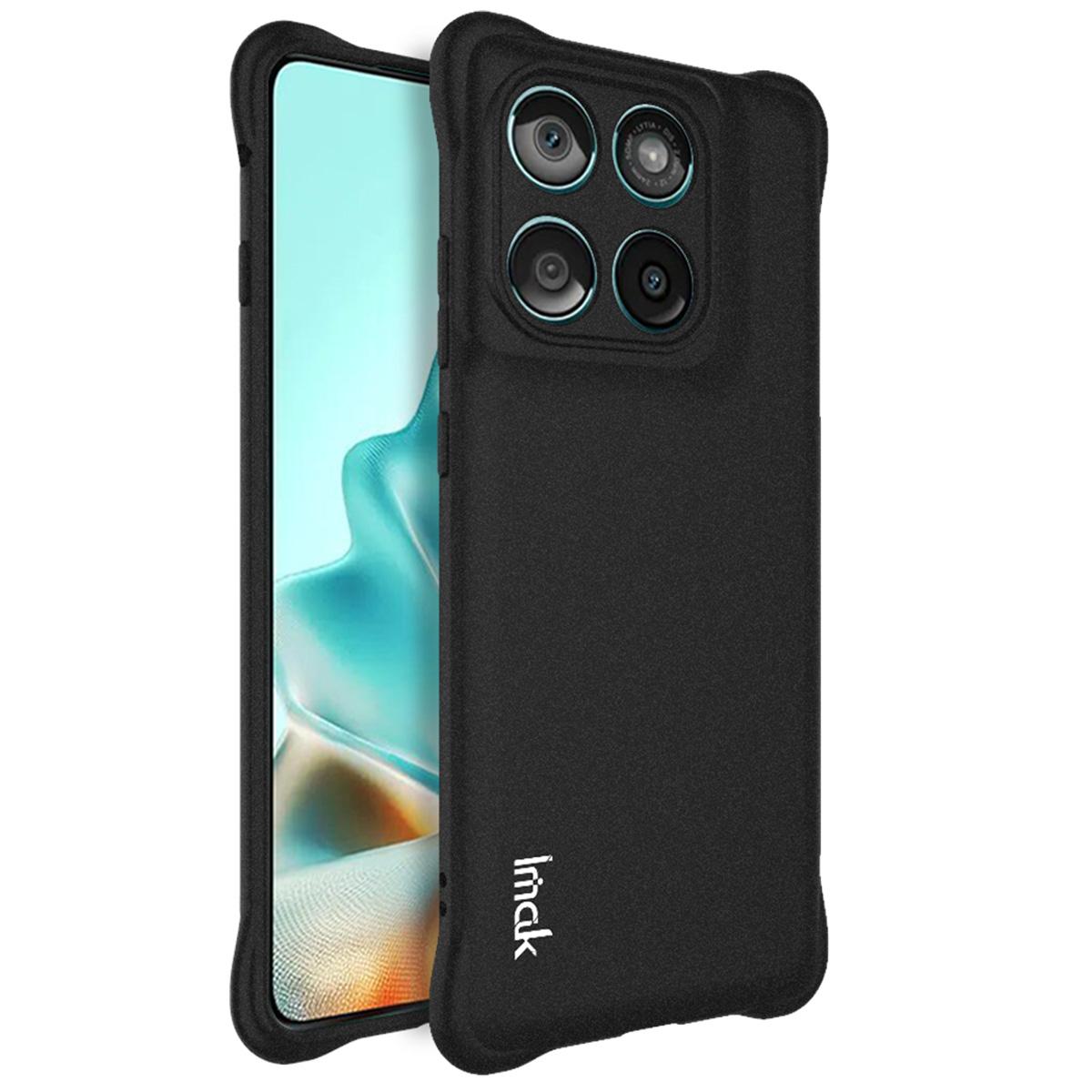 

Чохол для телефону Moto Edge 2025 5G IMAK Ударостійкий М який Чохол Moto Edge 2025 5G чорний