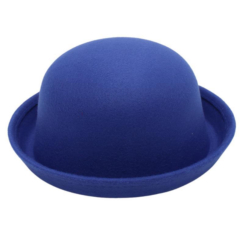 Bowler Jk Top Hat Kids Jazz Hat College Style Felt Hat Cute Boy And Girl Baby Sun Hat Parent-Child