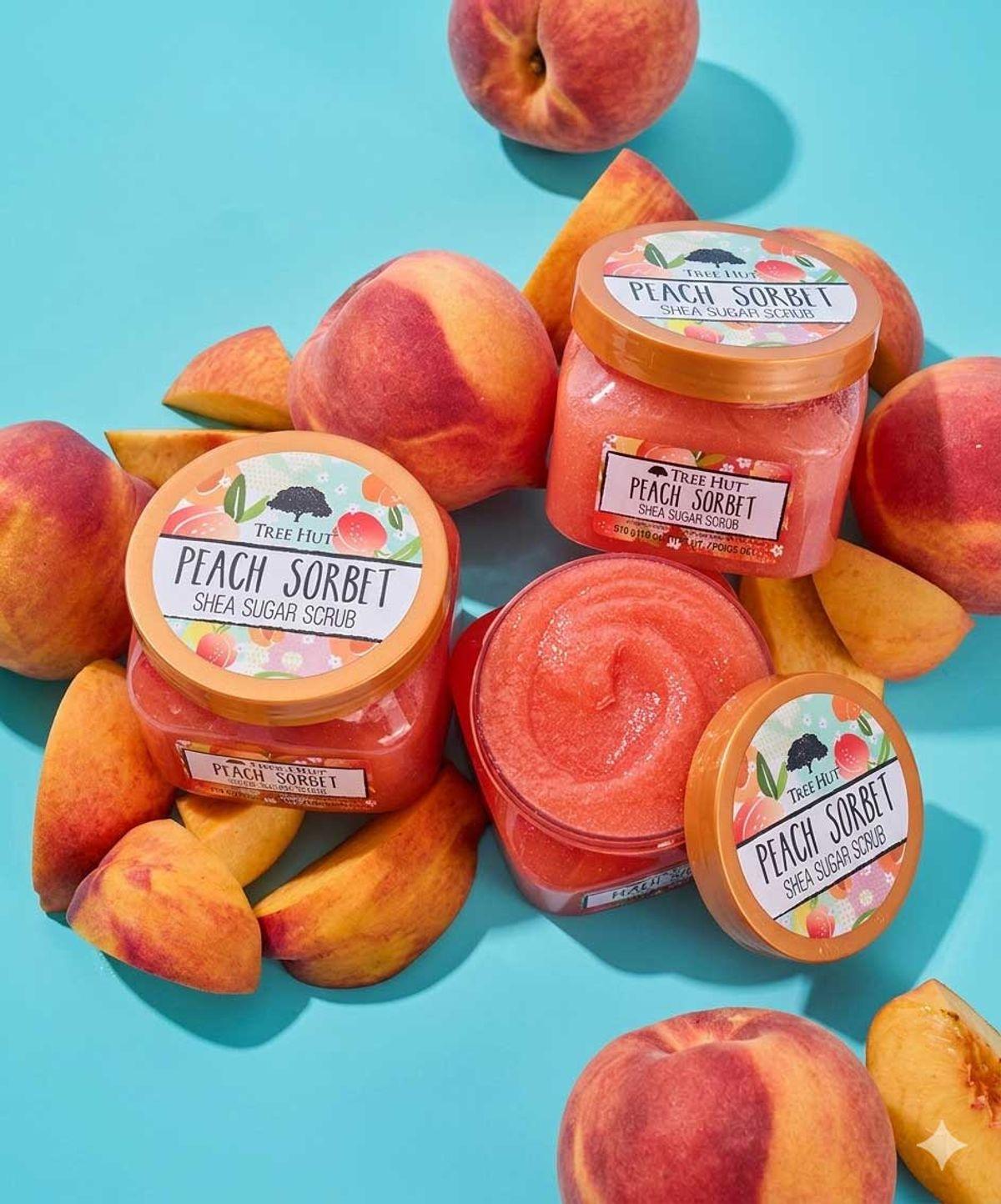 Tree Hut Body Scrub Peach Sorbet 510g