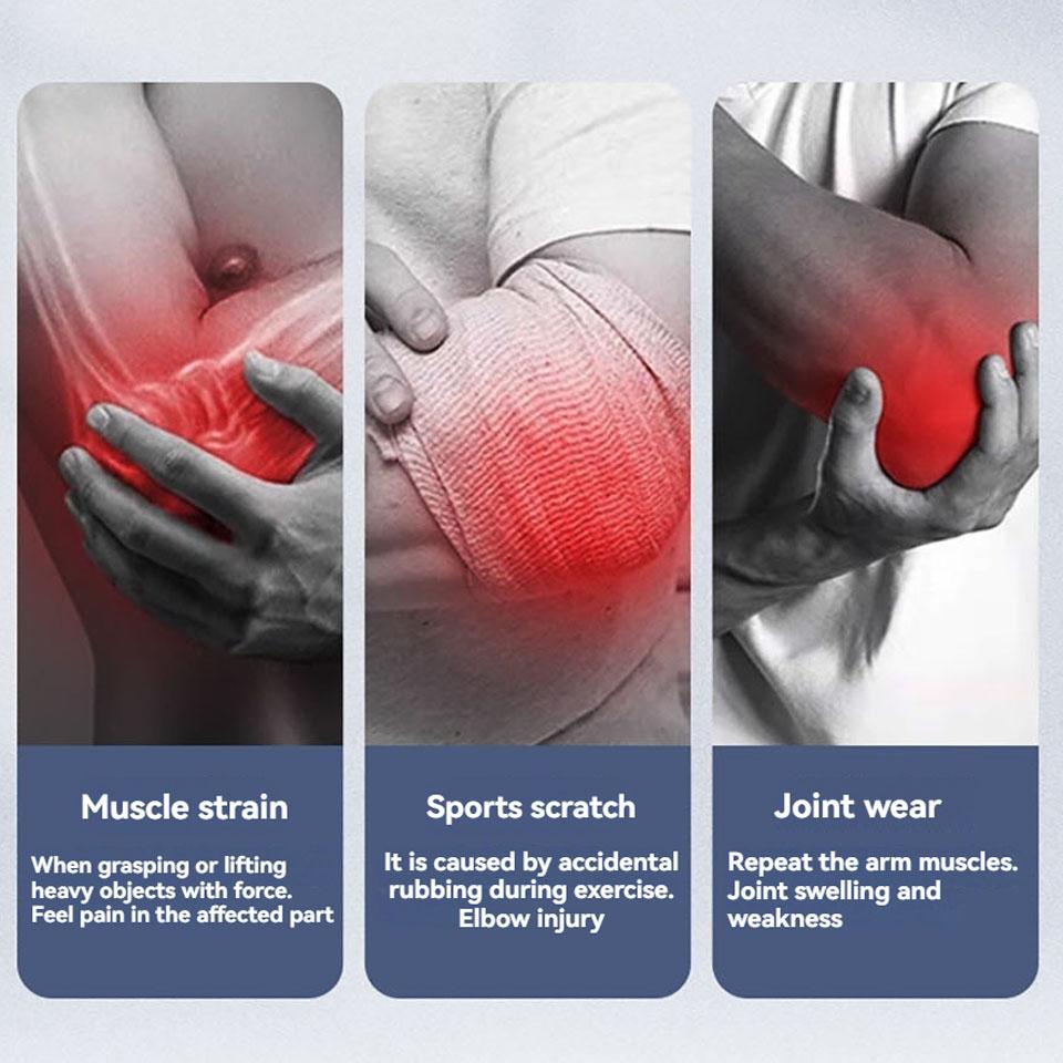 1Pcs Elbow Guard Bidirectional Pressurized Arm Support For Muscle Strain Joint Wear And Tear Relief Warmth Strap