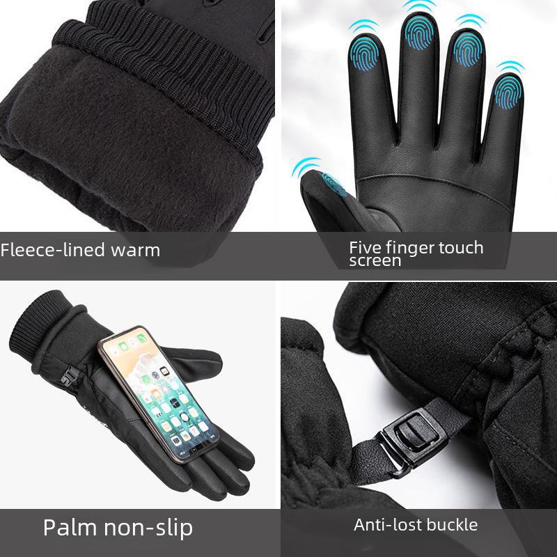 3M Thinsulate Winterhandschuhe für Damen und Herren – Winddicht, Touchscreen, dicke Fahrrad- und Skihandschuhe