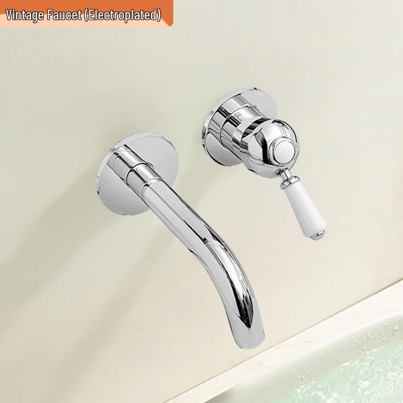 

Luxury Wall-Mounted Single-Handle Basin Faucet
