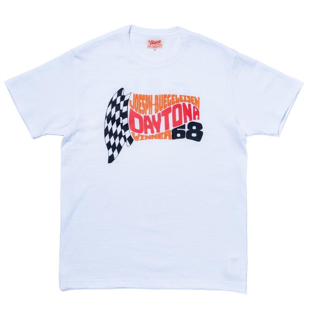 The Real Mccoys Buco Athletic Tshirt Daytona 68 Bc26008 White Gray Japan New