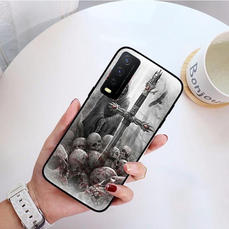 Grim Reaper Skull Phone Case for VIVO Y31 Y21 Y70 Y21S Y20 Y72 1907 Y12 Y11S Y53S Y33S Y55 Y76 Y51 Y15S Y01
