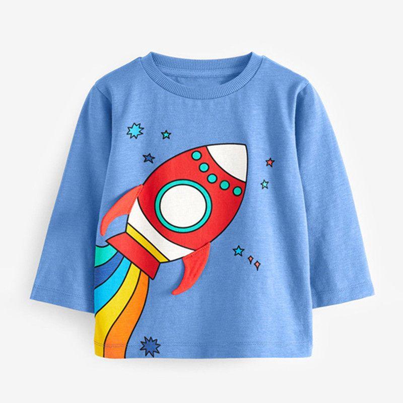 Cute Export Autumn Cartoon Casual Long Sleeve T-shirt