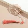 Elegant Hollow Tassel Book Markers Leaf Chinese Style Bookmark Metal Hollow Bookmark  Book Marking