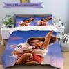 3pcs Moana's Adventure Printed Quilt Set Soft and Comfortable Quilt Cover for Bedroom, Guest Room Q069