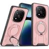 For Xiaomi Redmi Note 14 Pro Plus 5G Case Magnetic Holder Ring Shockproof Armor Phone Funda For Redmy Note 14 Pro+ Lens Cover