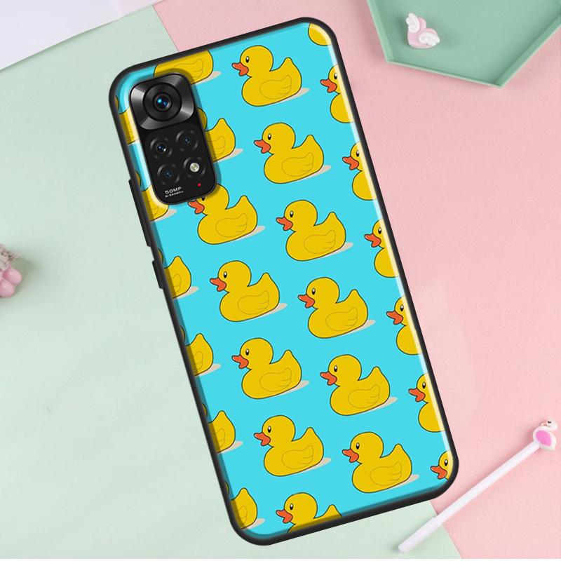 Gelbe Ente für Redmi Hinweis 12 Pro Plus Abdeckung für Redmi Hinweis 10 8 9 11 Pro 12S 11S 10S 9S 9C 10C 12C Fall