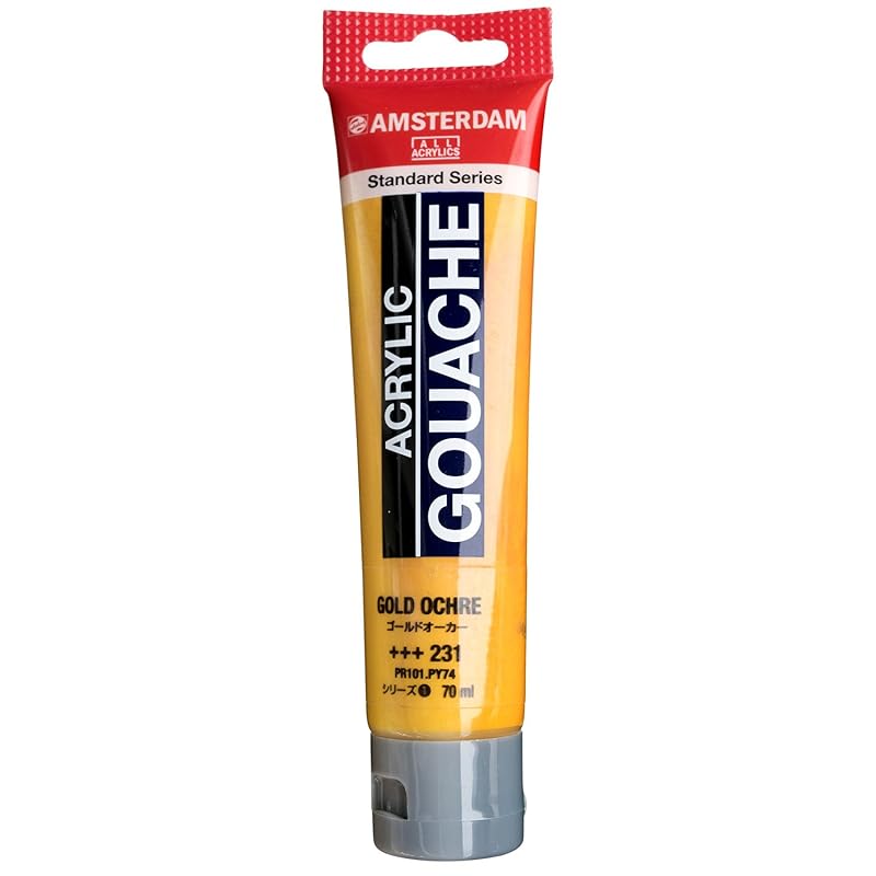 

Talens Japan Japan) Talence acrylic gouache Amsterdam acrylic gouache gold ocher AAG70 231 70ml