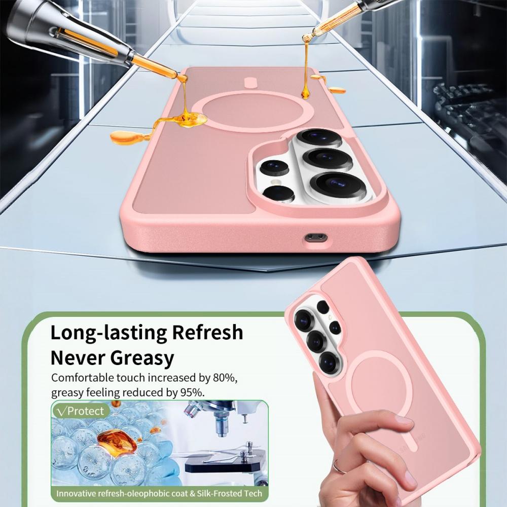 For Matte Armor Case for Samsung Galaxy S26 S2 Ultra S24 Plus S23 FE S22 A A6 A16 A37 A7 A17 A36 A3 Magnetic Cover