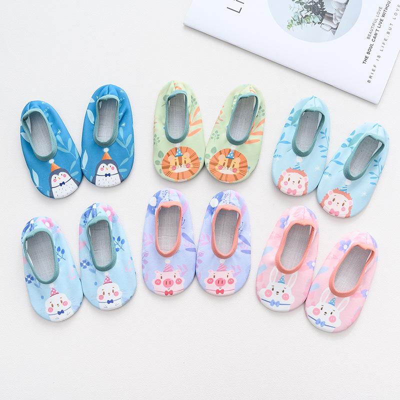 Cartoon Socks Baby Summer Floor Anti-skid Short Infant Boat Socks Baby Toddler Shoes Non-slip Socks Baby First Walker