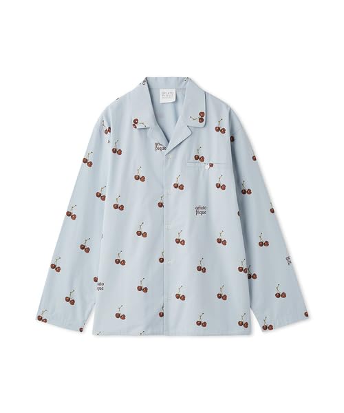 

Cherry Print Shirt [UNISEX] PUFT255211BLU(S-M) синий