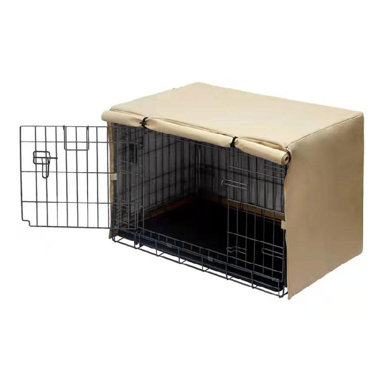 Portable Dog Cage Cover Pet Cage Sun/Rain Protective Cover Wire Cage Protector