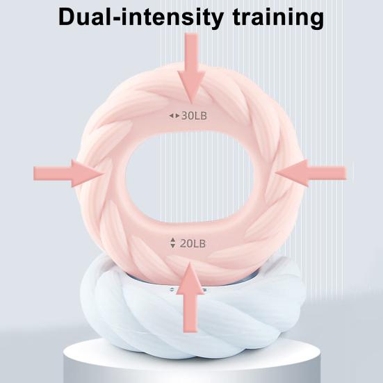 Silicone Grip Strengthener Hand Grip Exerciser Compact Design Portable Ergonomic Grip Strength Trainer Effective Forearm Strengthener