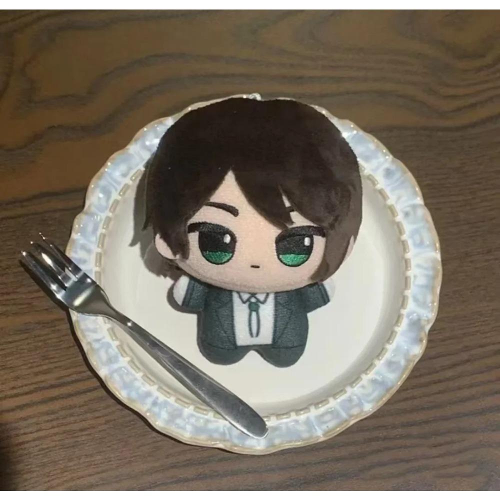 10cm Anime Hange Zoe Cosplay Plush Doll Pendant Attack On Titan Stuffed Toy Birthday Gift