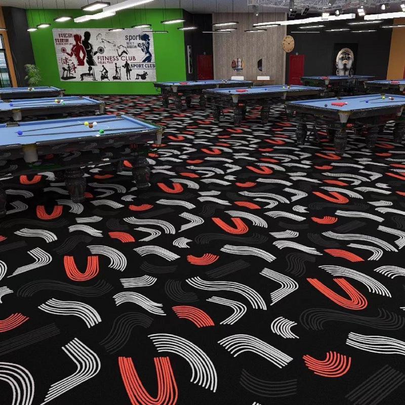 Billiard & Table Tennis Room Carpet - Full Coverage, Wear-Resistant, Flame Retardant, Soundproof