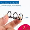 Six-Hole Metal Binder Rings - Multi-Hole Loose Leaf Binding Clip
