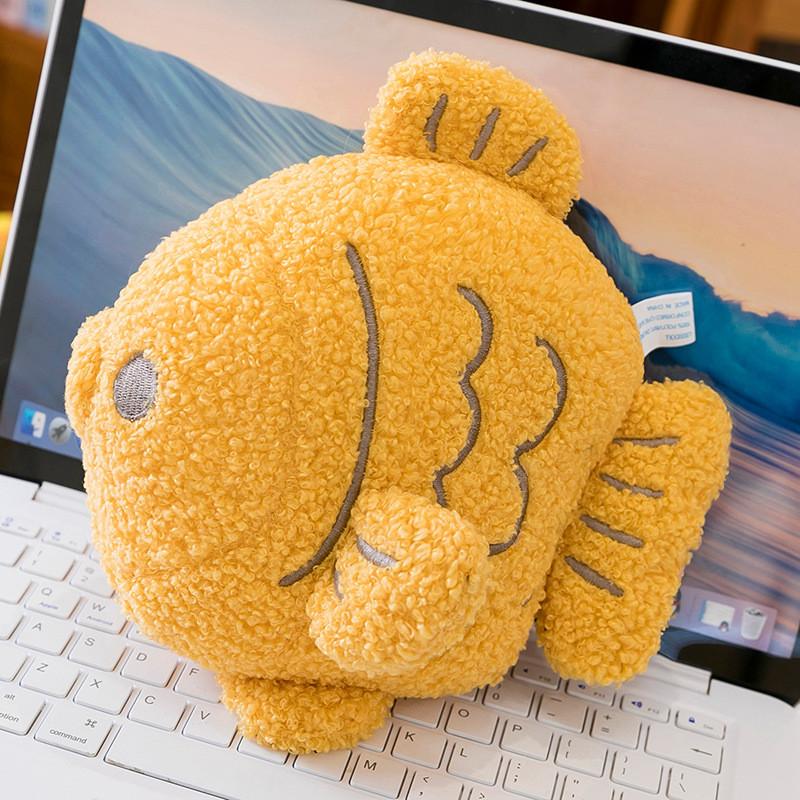 Animal Plush Toy Fish Shape Soft Stuffed Cushion For Kids And Babies