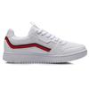 Li Ning Synthetic Leather Slip Resistant Abrasion Resistant Low Top Skateboard Shoes Men's White AGCP201-1