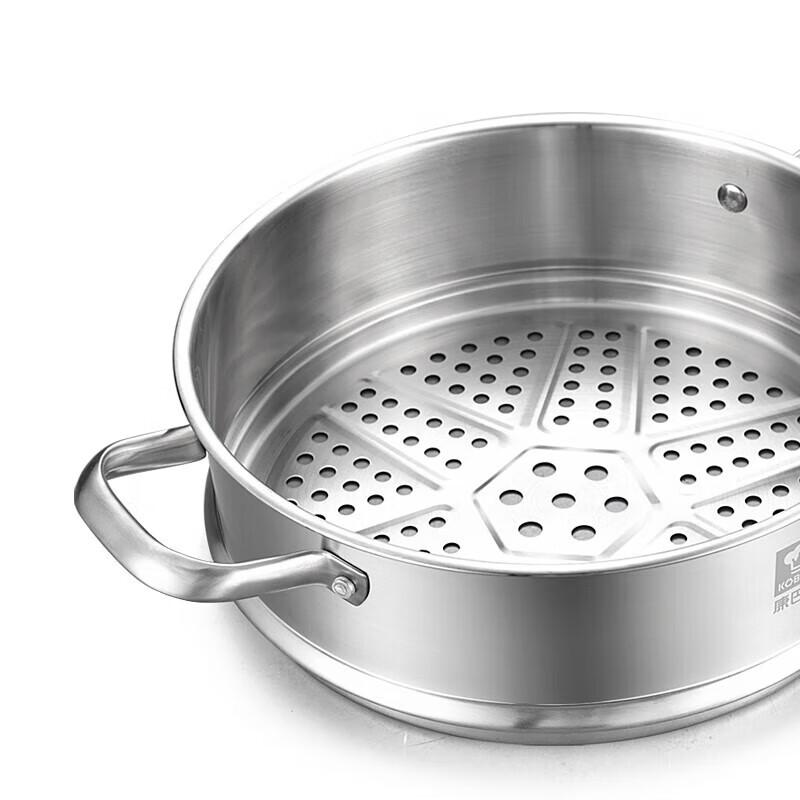 Kangbach 3-Lagen Edelstahl Dampfkochtopf