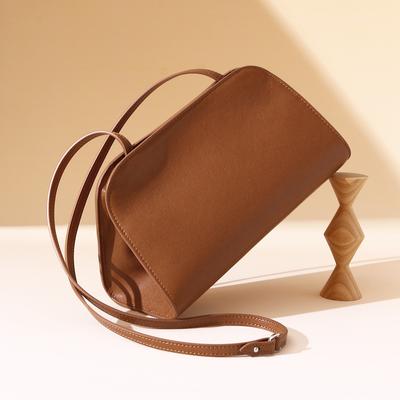 Sac aisselle cuir premium sac pour femme nouveau cuir de vache tanné végétal pochette sac simple vent sac messager femme