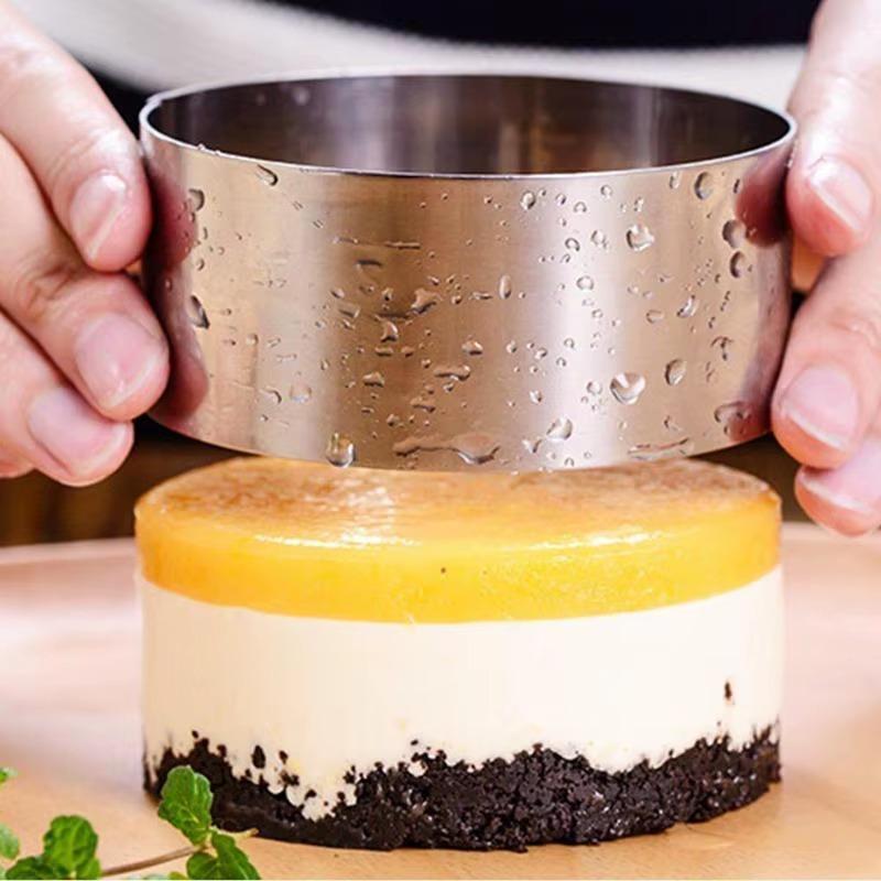 1PC Heart-shaped Five-pointed Star Biscuit Stainless Steel Mold Salad Diy Bakeware Tool Cake Tool Salad Dessert Sushi Tool