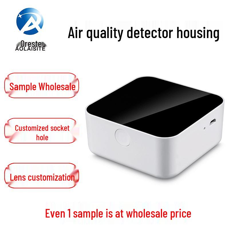 Olest Smart Home IoT Infrared Repeater with Air Detector and USB Port PM2.5-T1 White Shell (LCD Window 96*48)