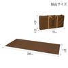 DOD Half Mat for One Pole Tent RX (M) [for 1 To 2 People] 140 X 210 Cm MA3-952-BR Brown