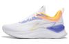 YueYing Element Comfortable Low Top Sprint Running Shoes Men's White Yellow Purple ARHT047-1