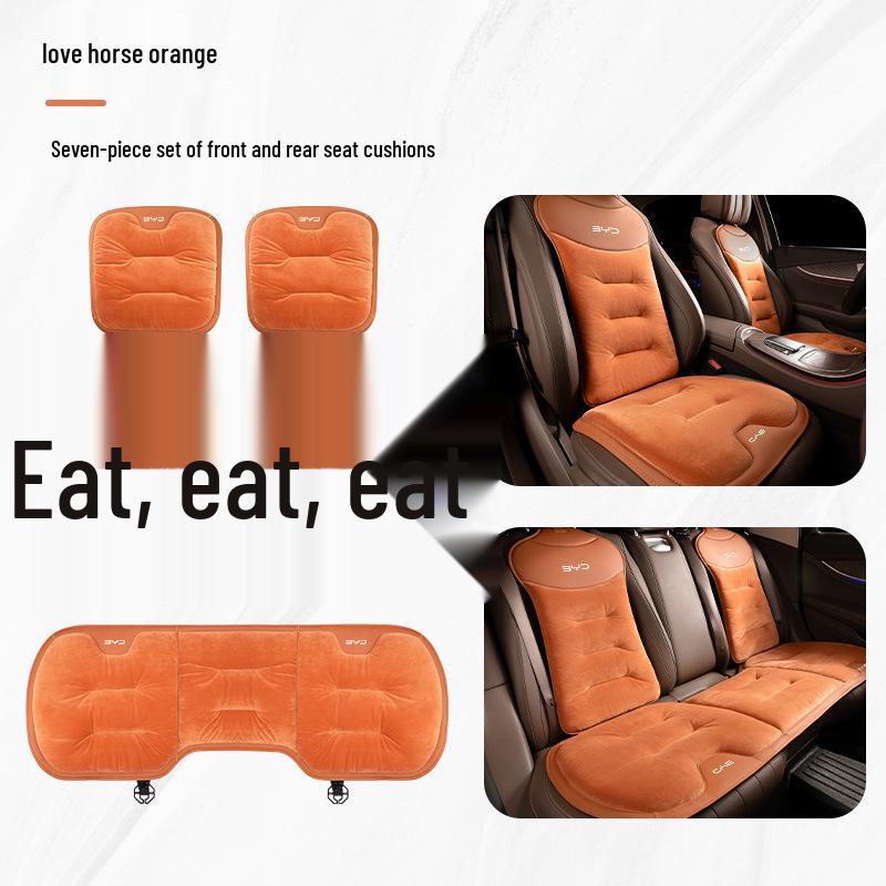 Winter Flannel Seat Cushion for BYD: Han EV, Qin L, Song L, Seal, Seagull, Yuan Plus, Tang DM