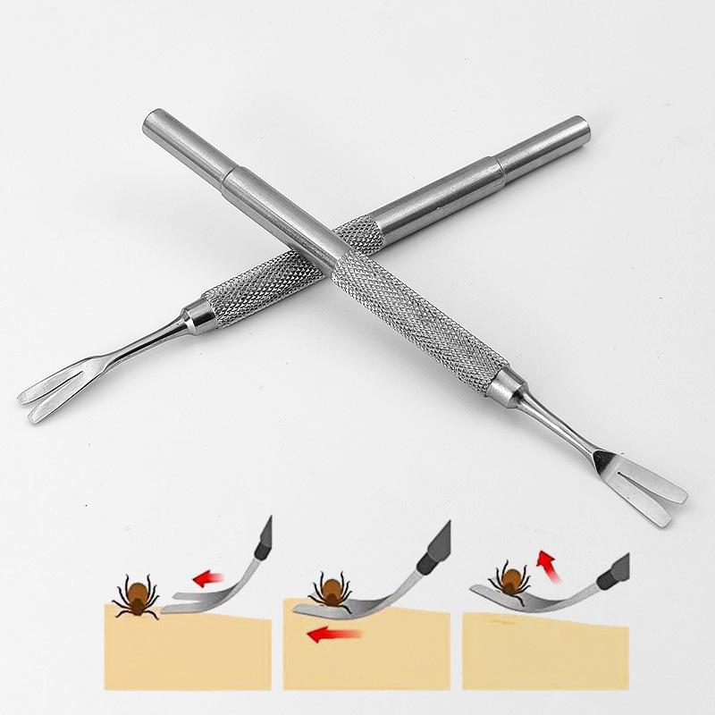 Stainless Steel Dog Tick and Flea Remover Tool