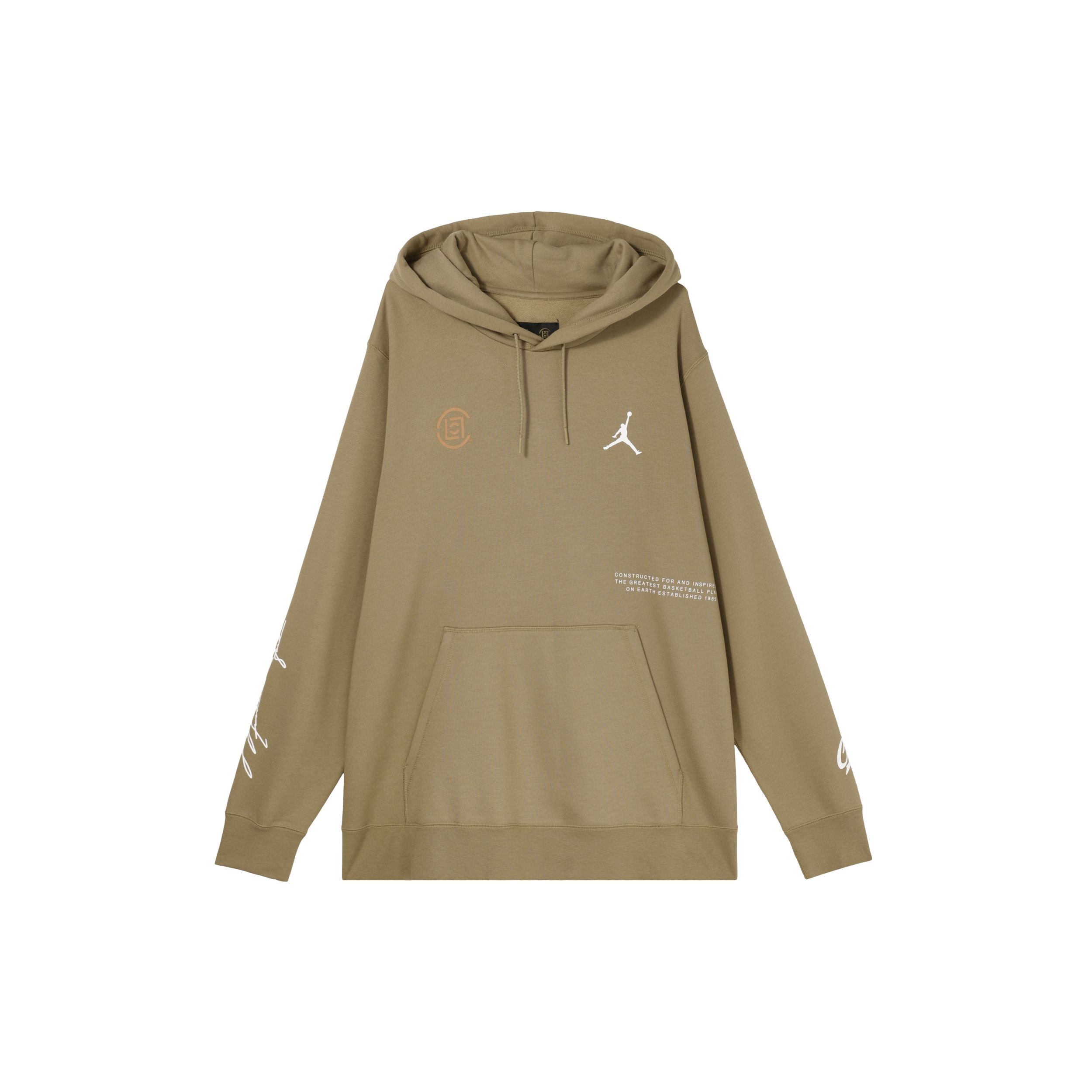 

Толстовка с принтом логотипа Air Jordan x CLOT Crossover, коричневая мужская уличная одежда AR8395-213 S