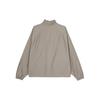 Fear of God Essentials High Collar Half-Zip Windbreaker with Drop Shoulders Unisex Windbreaker Cement FOG-FW20-359
