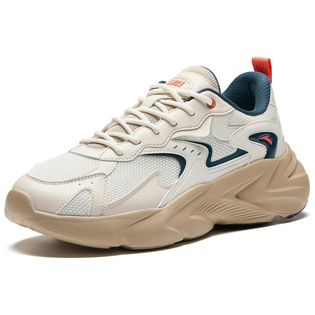 Anta Rutschfest, Abriebfest, Atmungsaktiv Niedrige Freizeitschuhe Herren Weiß Blau 912518808-4