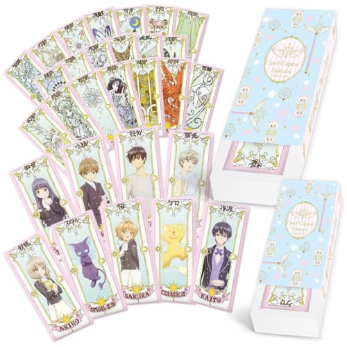 Clow/Sakura/Clear Cards (56 Cards) Complete Set of Sakura Kinomoto Clow Cards, Magical Girl Sakura Fortune Telling, Tarot, Moe Goods, Accessories, Bir