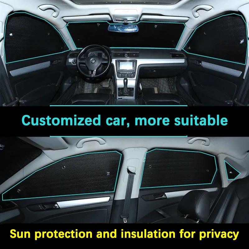 Full Coverage Sunshades For Volkswagen VW Golf 7 Mk7 2013 2014 2015 2016~2021 Car Sunscreen Privacy Blocks Anti-UV AccessoriesWindshield Sunshades 1