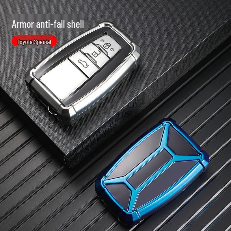 Toyota Key Case Cover for Highlander, Corolla, Crown, Prado, Camry, and Levin Models