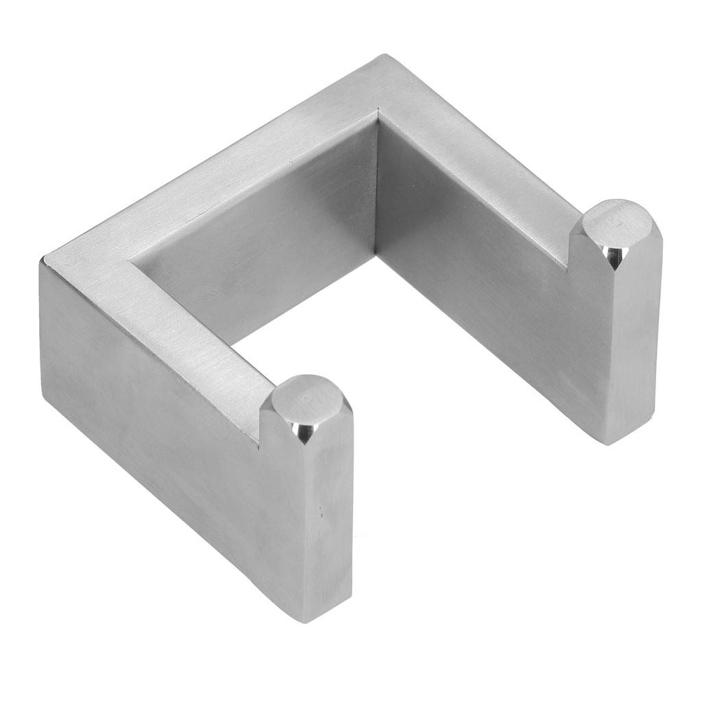 Towel Rack Dual Hook 304 Brushed Stainless Steel Storage Rack Wall Hook Holder for Bathroom