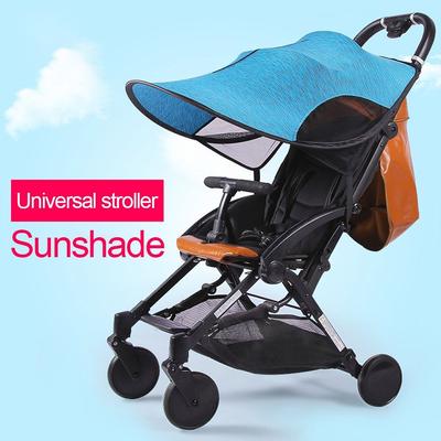 Full Canopy Umbrella Baby Car Awning Stroller Sun Cover Baby Stroller Rag Shade Blocks UV UVB Sun