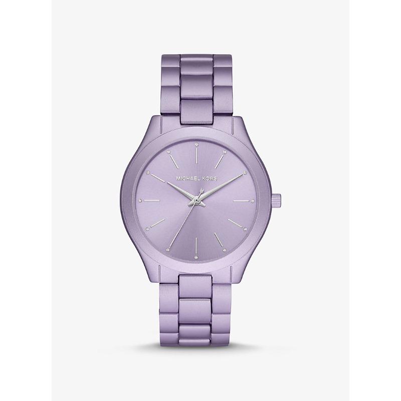 

Michael Kors Крупные Тонкие Часы Runway Лилового Оттенка из Алюминия MK4540 лиловый