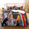 Switch Game Bedding Set King Queen Full Twin Double Single Size splatoon Duvet Cover Set