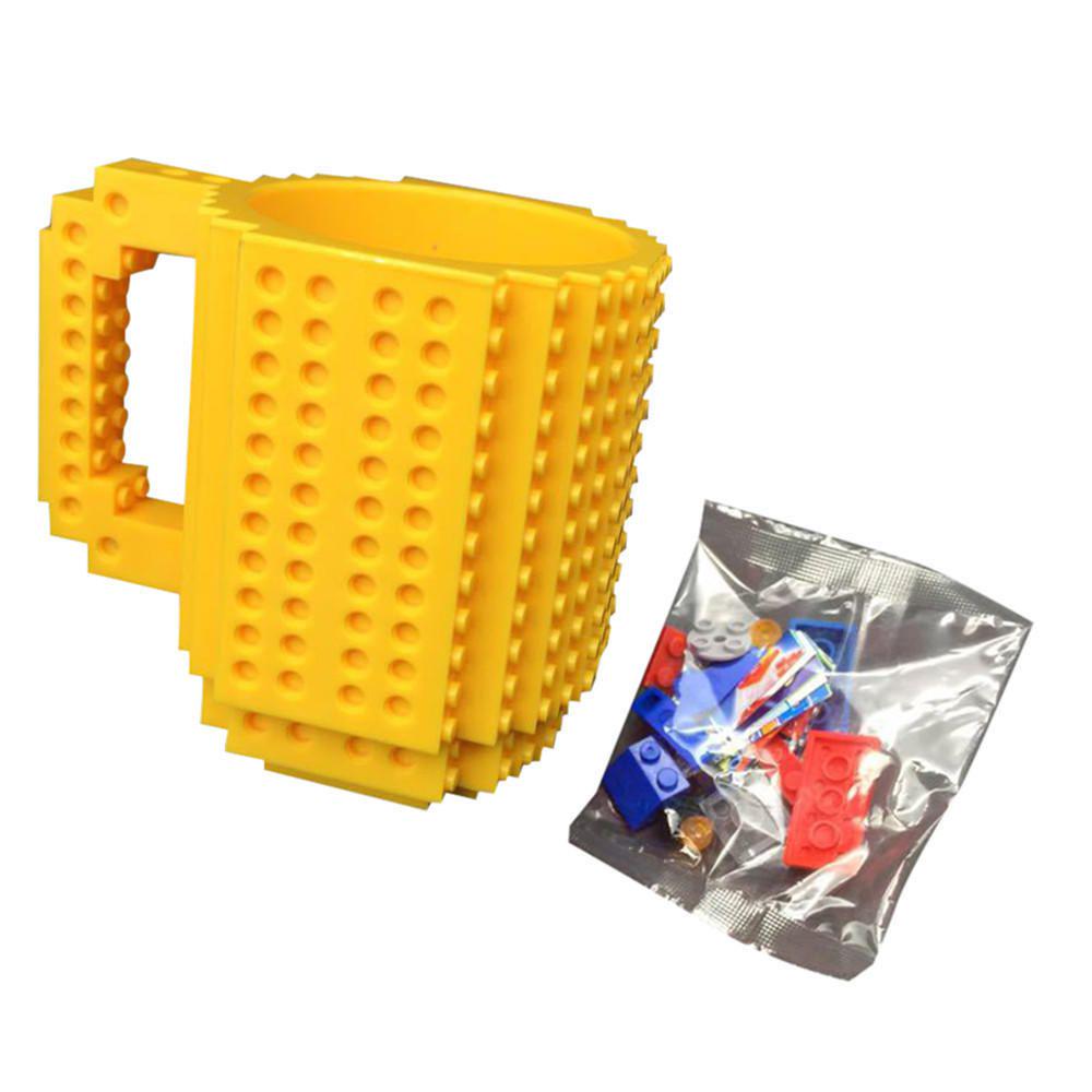 Premium Quality Build A Brick Mug With Unique Building Blocks Design Coffee Cup