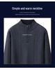 Men's High Neck Half-Zip Fleece Sweater – Trendy, Thick Knitwear for Autumn & Winter